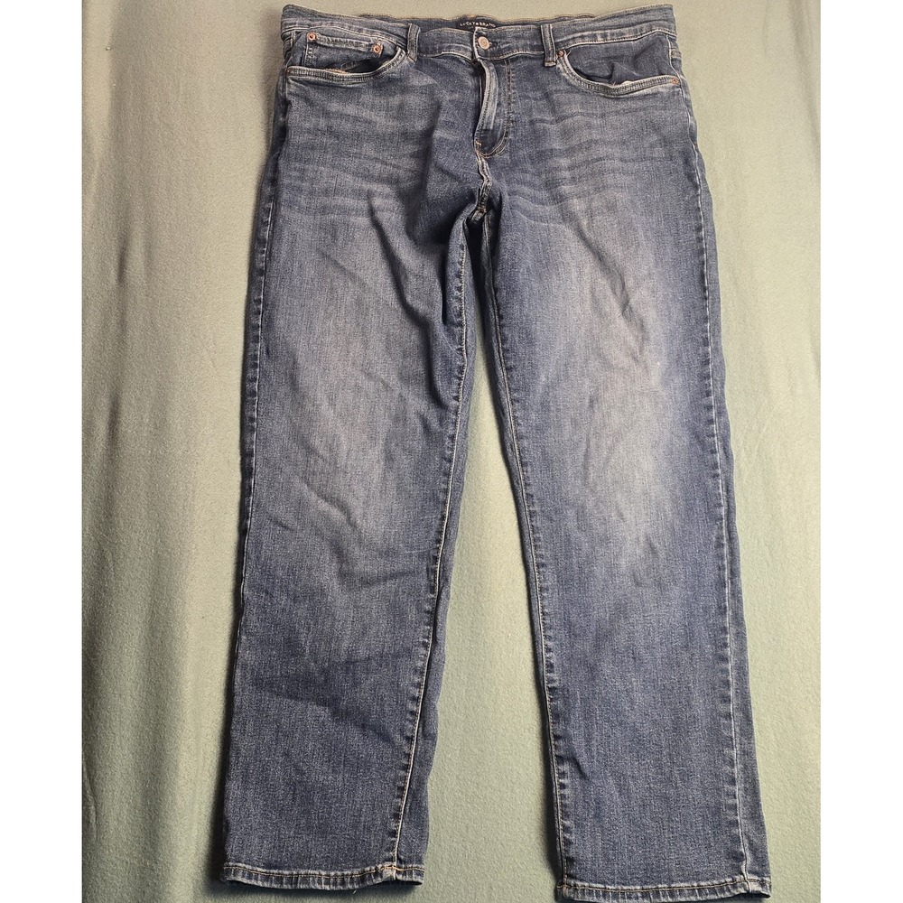 Lucky Brand 221 Straight Leg Jeans Mens 40x32‎ Medium Wash Blue Denim Pants
